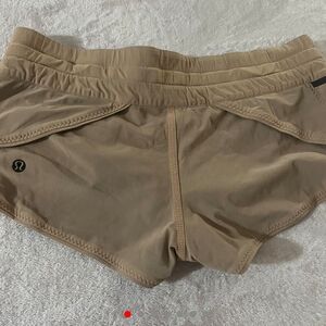 Lululemon Athletica Women's Tan Athletic Shorts